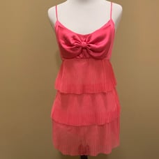VS Vintage Pink ruffle pleated lingerie