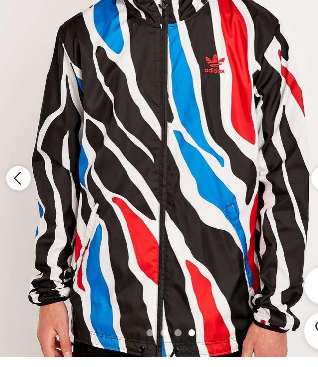 Adidas Jacket windbreaker, & Hat Zebra Adidas Originals BUNDLE!!