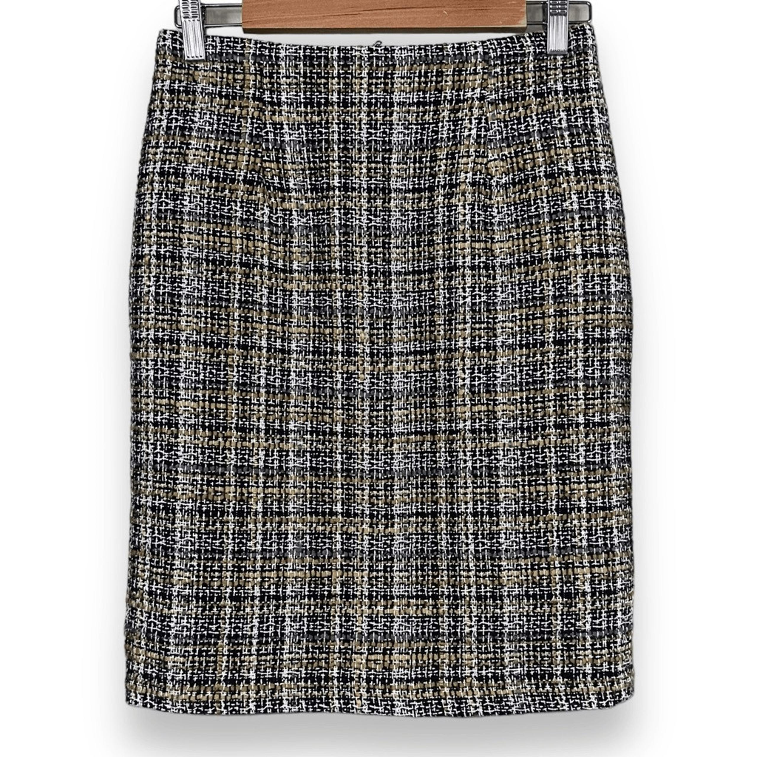 Sunny Leigh Tweed A-Line Skirt Womens size 4P
