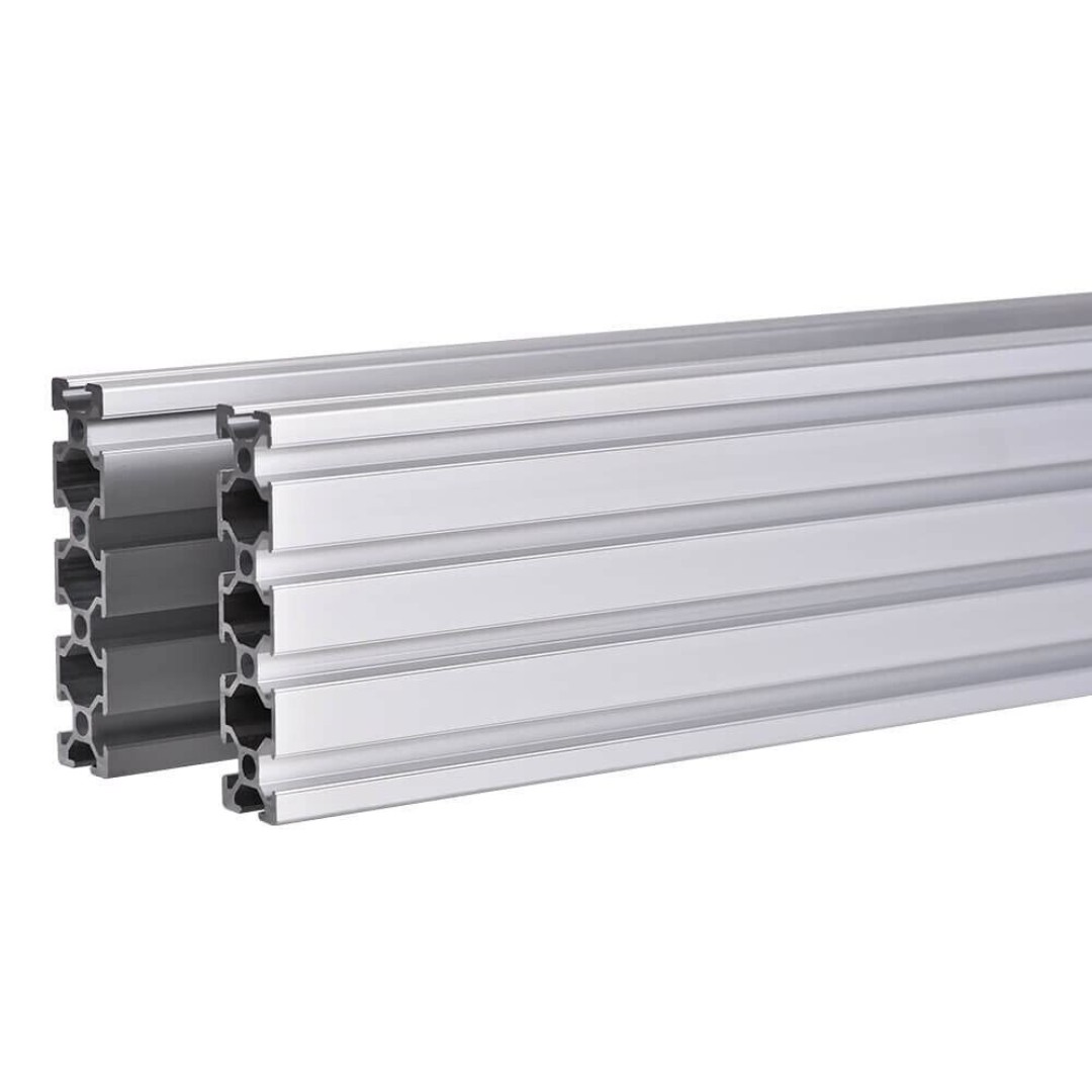 2PCS 20 Series T Slot 2080 Aluminum Extrusion Profile 39.4'',European Standard A