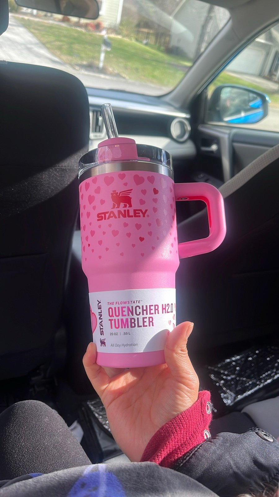 Stanley 20 oz sweet hearts
