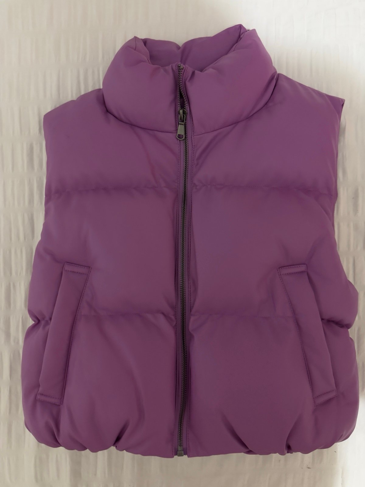 Double Zero Cropped puffer vest