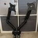 Dual Monitor Stand, Adjustable Spring Monitor Desk Mount for 13-27 inch