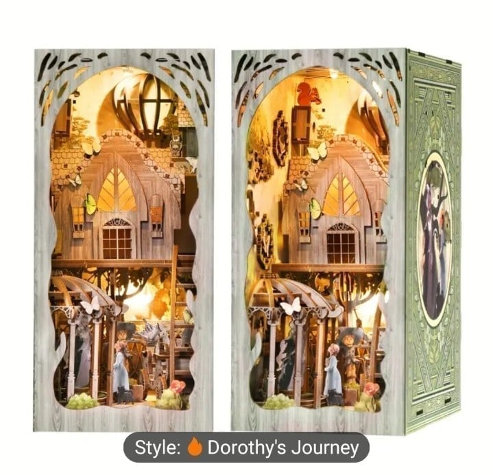 Dorothy's Journey DIY Miniature Book Nook Kit