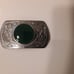 Agate Silver Belt Buckle