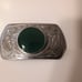 Agate Silver Belt Buckle