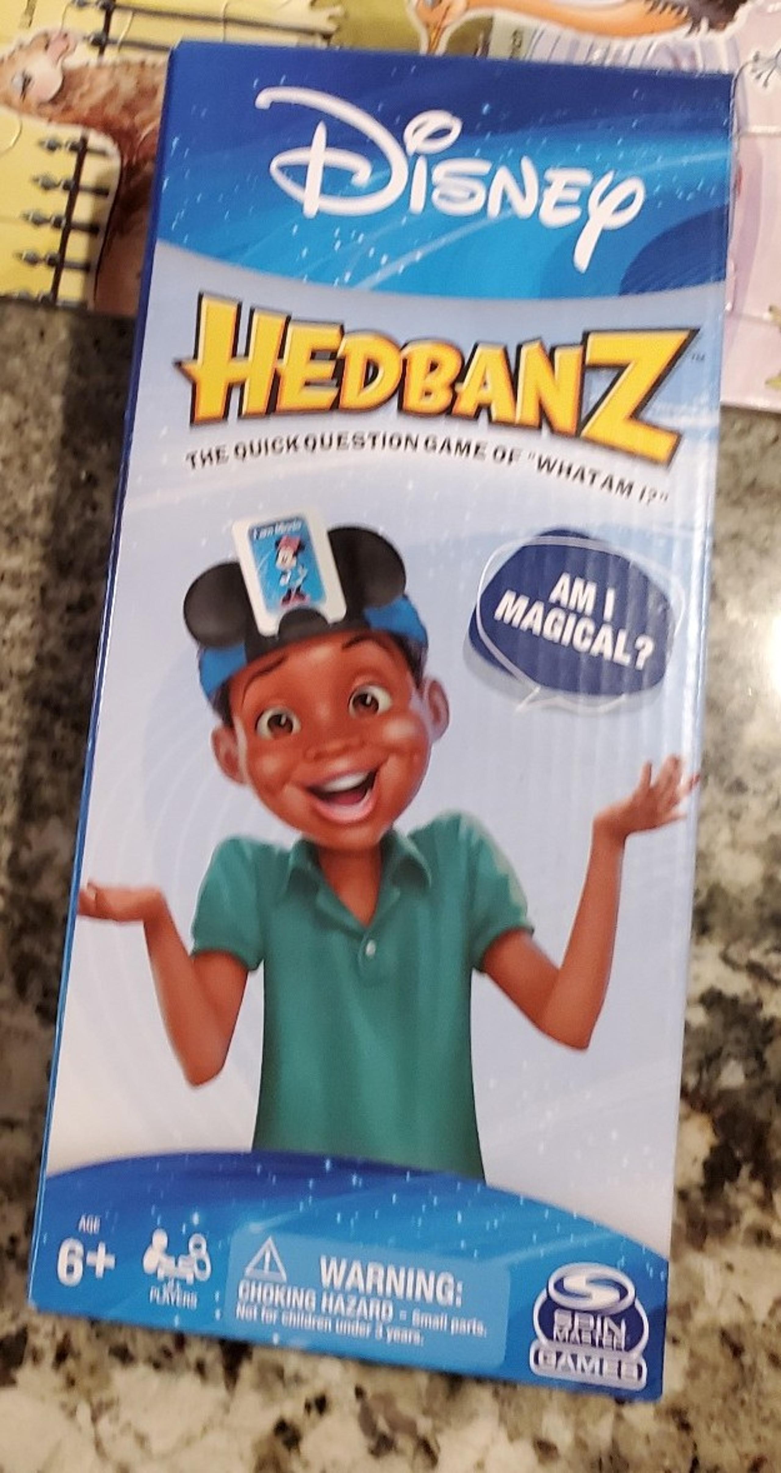 Disney Hedbanz Guessing Card Game Quick Question Game of What Am I?