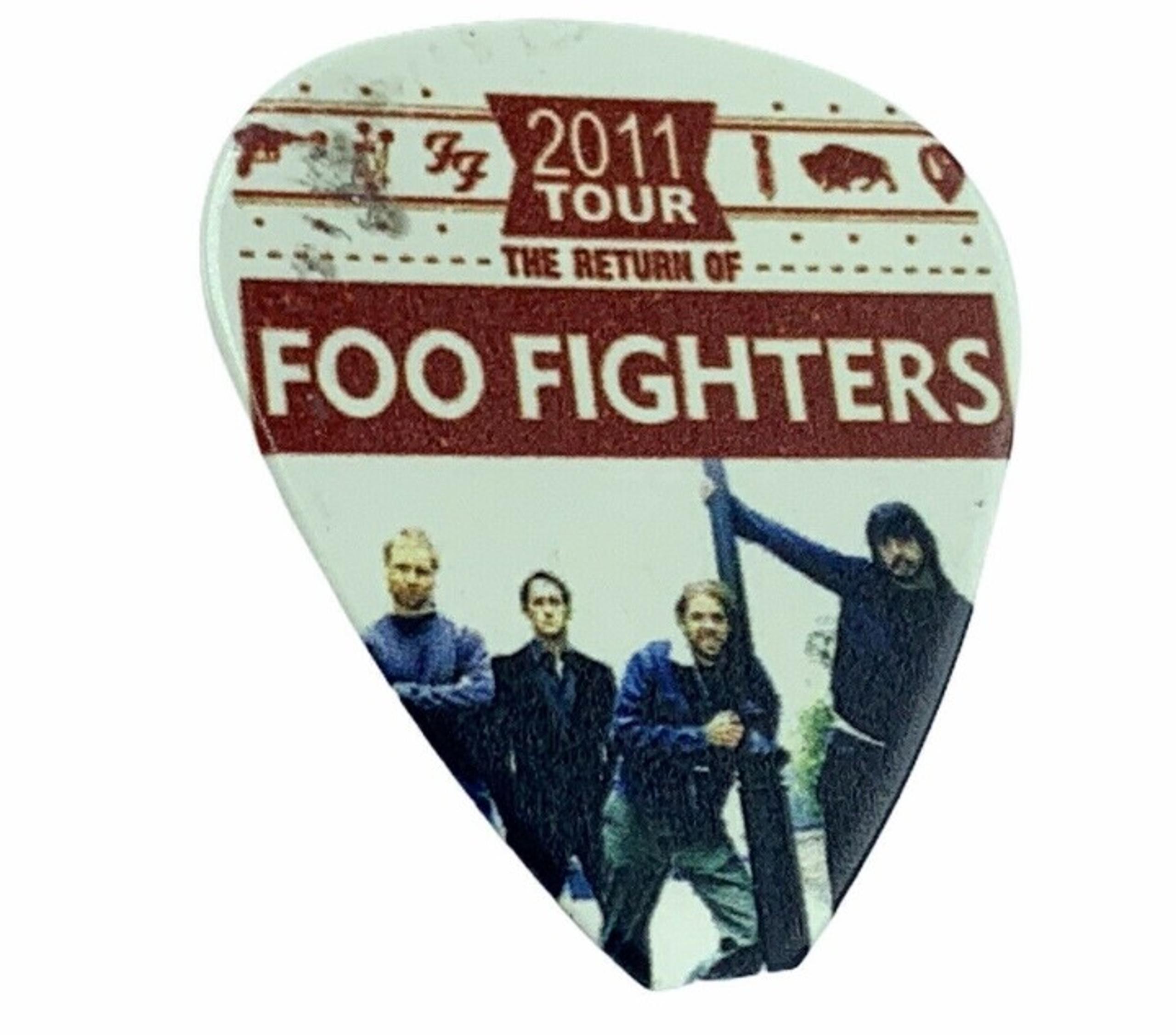 Foo Fighters Guitar Pick concert tour