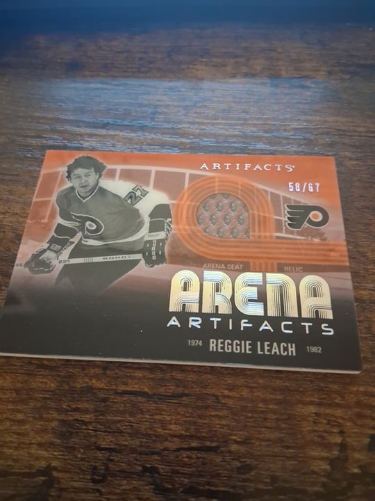 Reggie Leach Arena Artifacts 58/67 Spectrum Arena Memorabilia