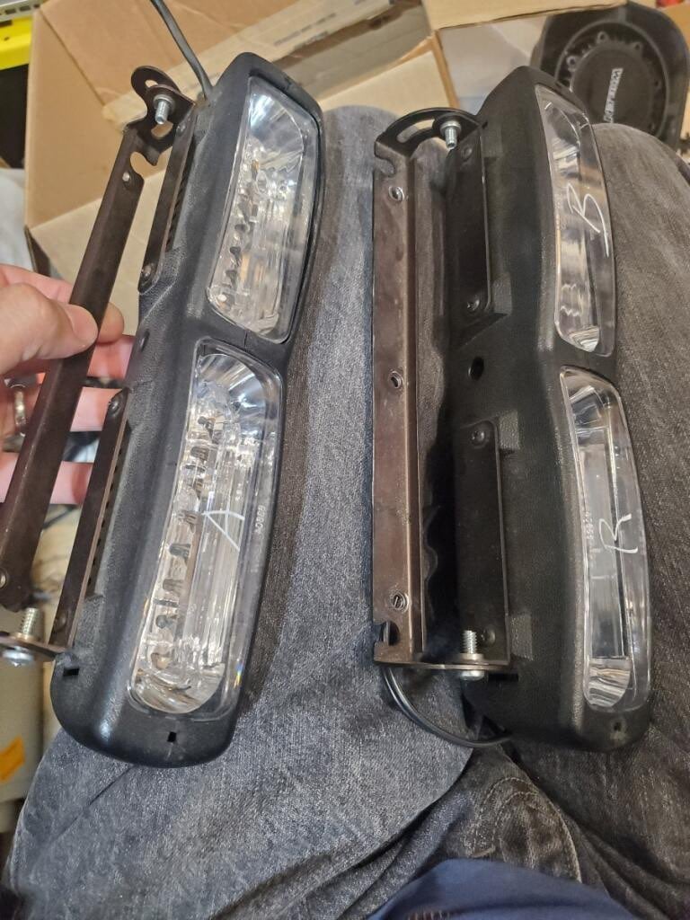 7 Sets (Pairs) Whelen Talon and Whelen Dual Avenger Dash Lights