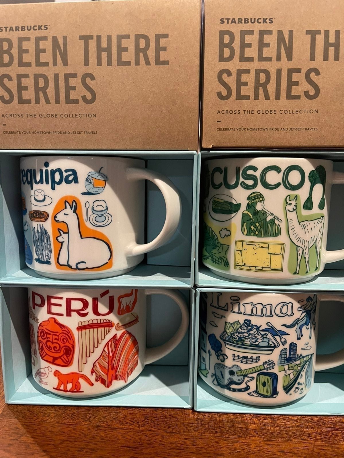 Peru,Lima,cusco,y Arequipa starbucks mug