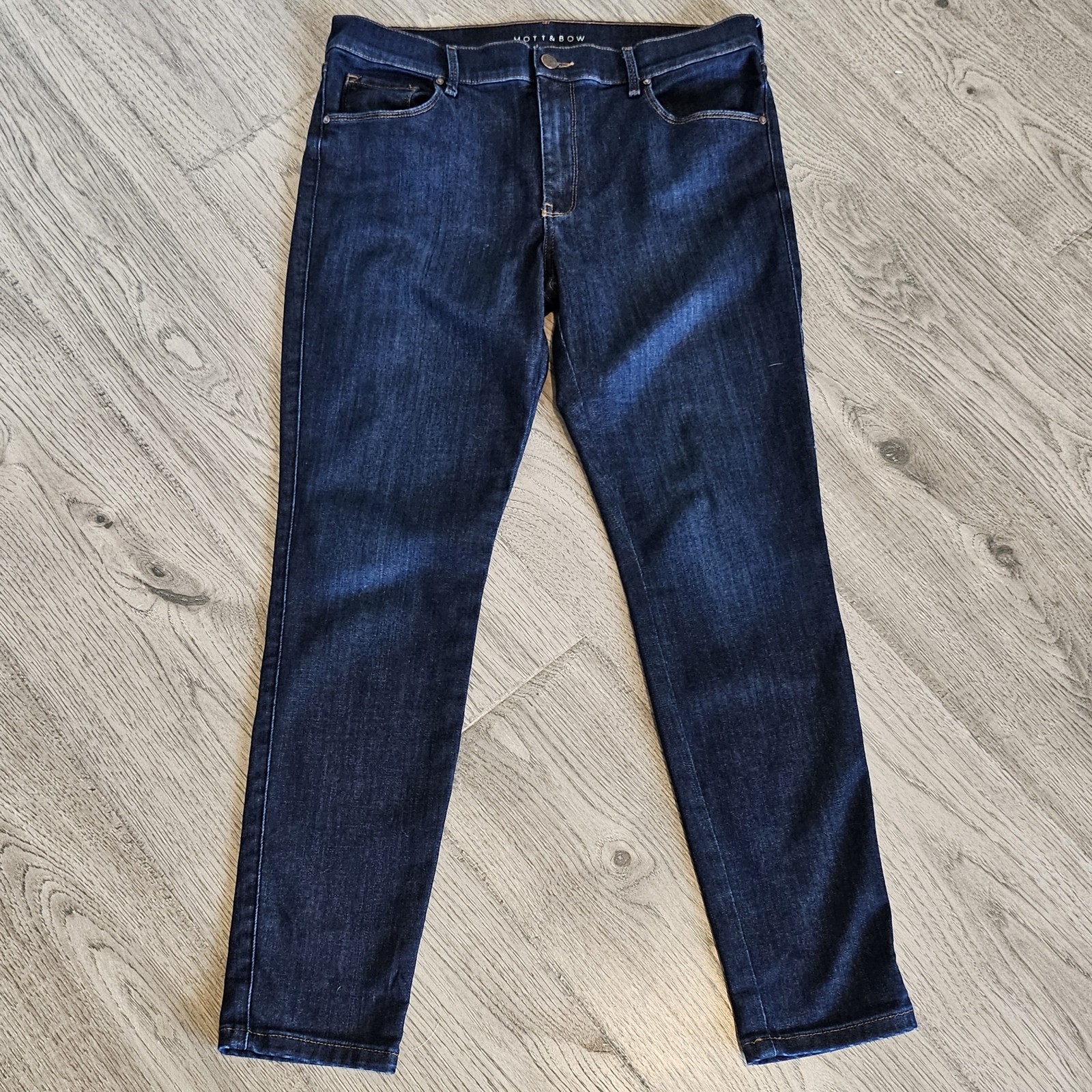 Mott & Bow High-Rise Skinny Jeans - Stretch Tencel Cotton - Size 30x28