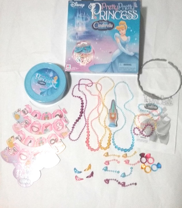 Pretty Pretty Princess Cinderella Edition Disney Complete Milton Bradley 2005
