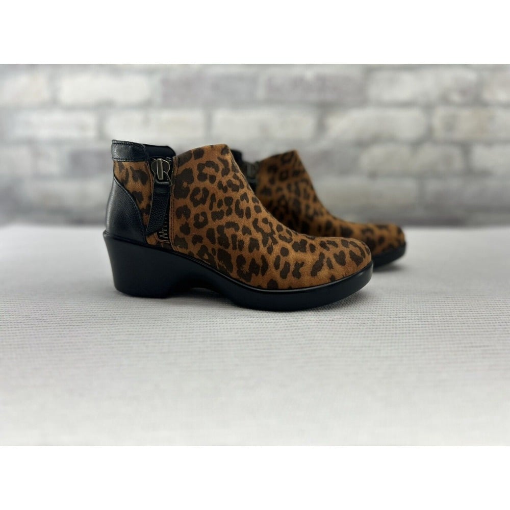 Alegria Sloan Leopard Bootie Womens Size EU 36 Boots SLO-402