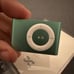 Lot of 3 Apple iPod Shuffle 2nd Generation Light Green, blue and grey