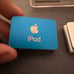Lot of 3 Apple iPod Shuffle 2nd Generation Light Green, blue and grey