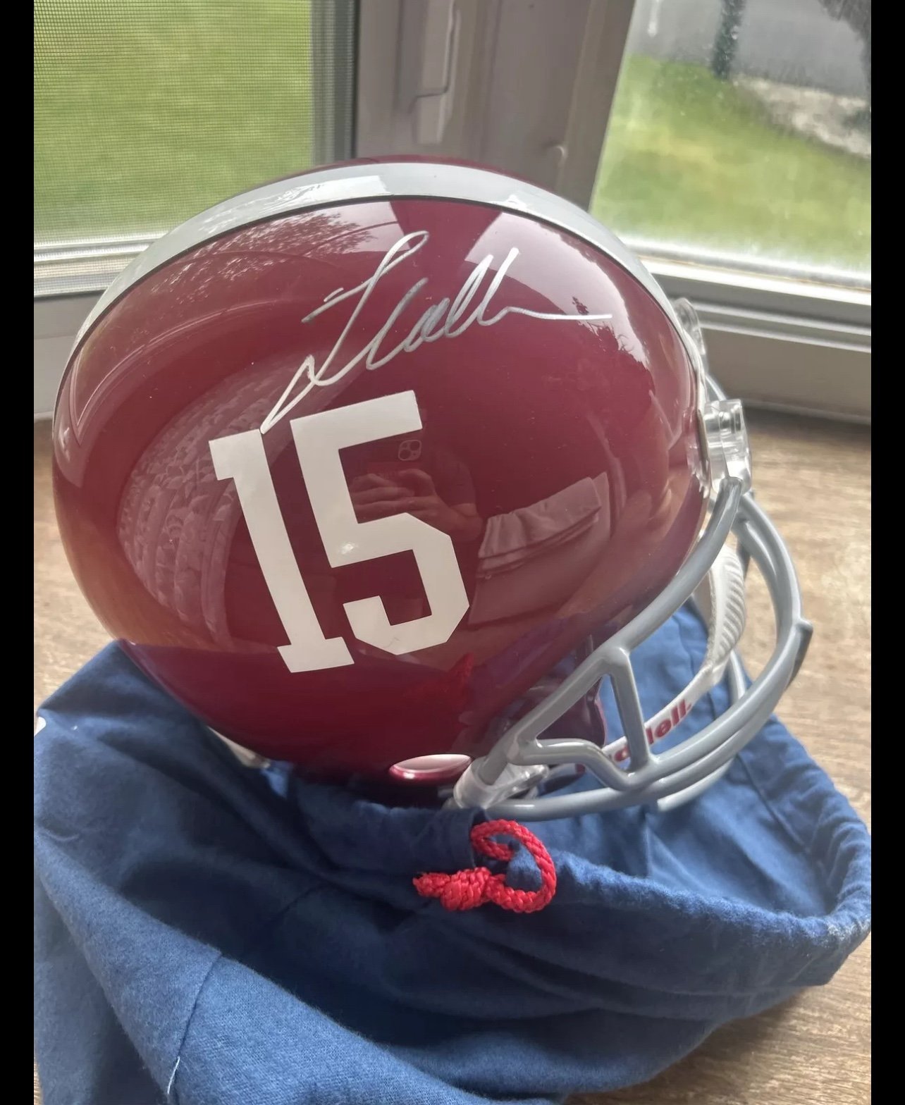 Landon Collins Autographed Alabama Signed Helmet Fanatics Authentic
