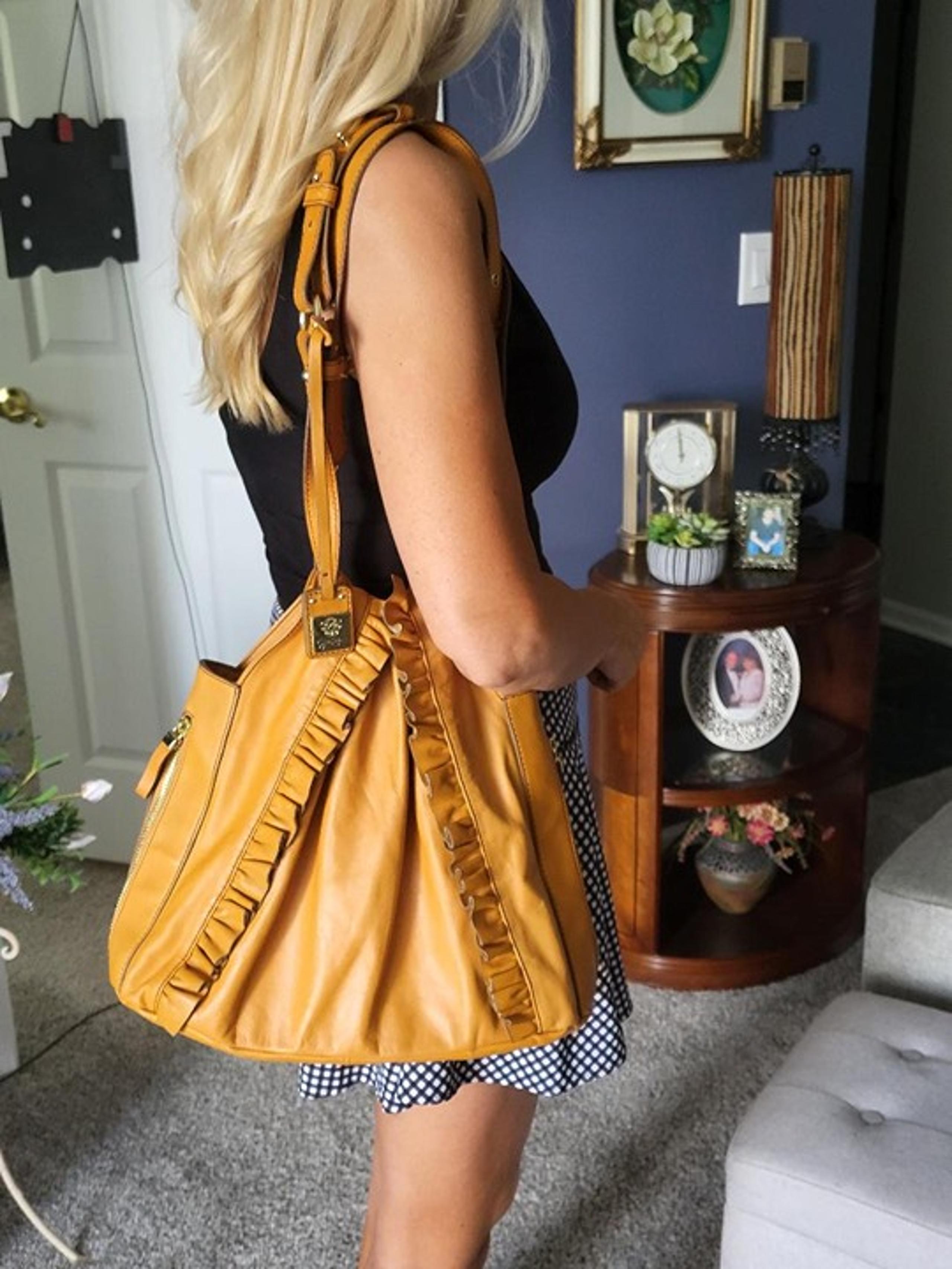 Jessica Simpson Large Soft Leather Shoulder Bag