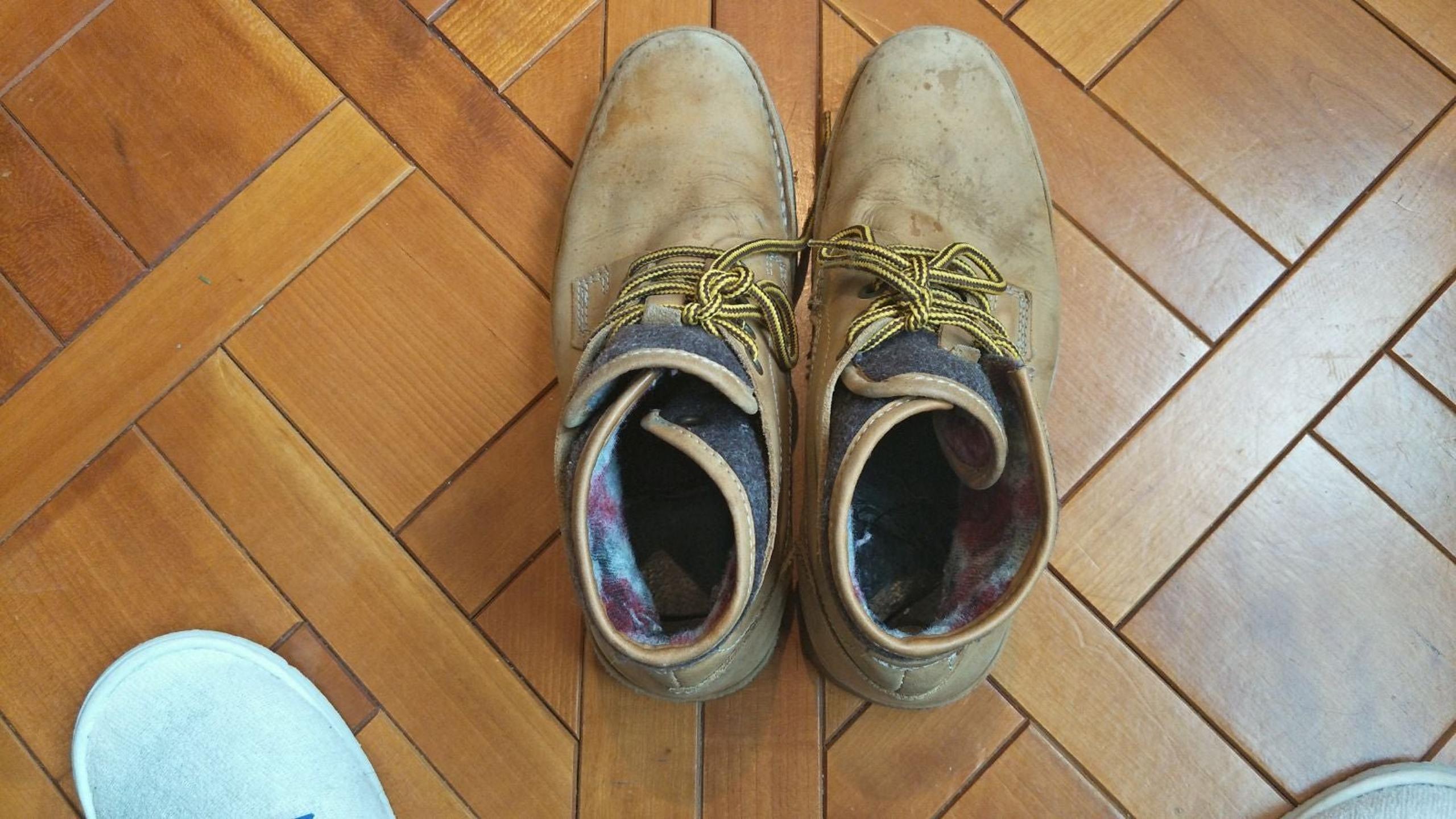 Aldo nubuck leather yellow boots