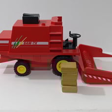 Playmobil Geobra 2000 Farm Hay Harvester Kid's Toy Vehicle Incomplete