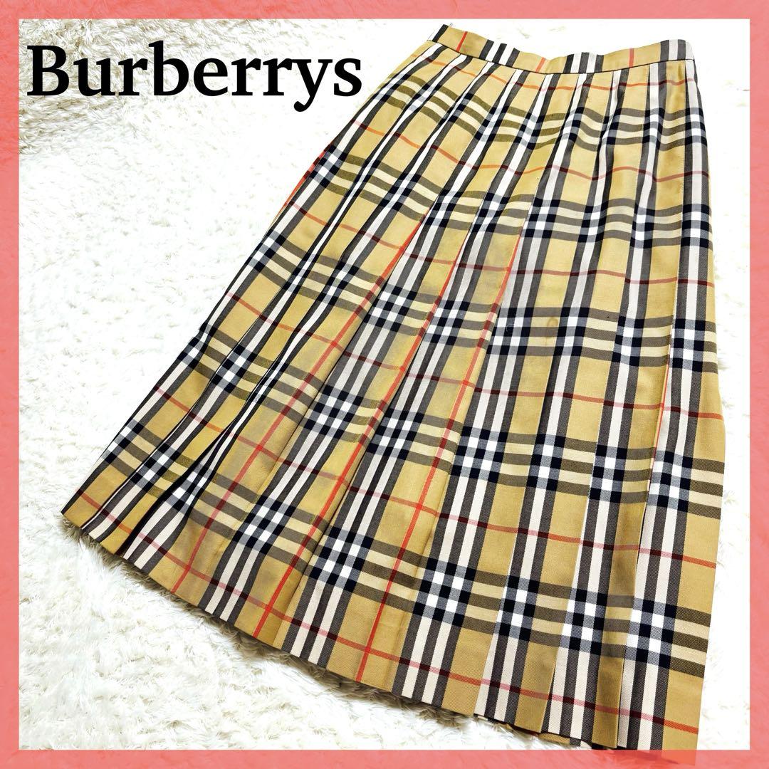 Excellent Condition Burberry Nova Check Skirt, Beige, Size S