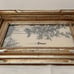 Vintage Japanese bamboo And Sailboat Imoto Tekiho Framed Art