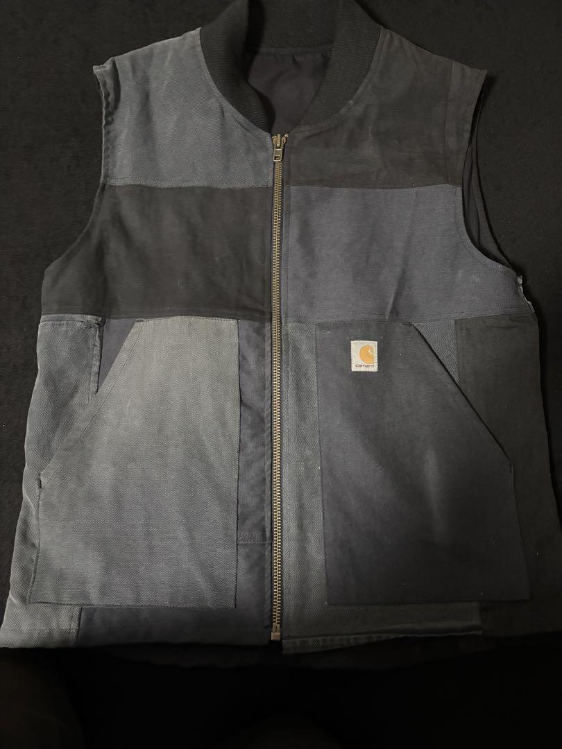 Carhartt Black Zip-Up Vest, Size L