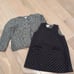 3 Pommes French designer girls knit cardigan and Carolina zapf dress