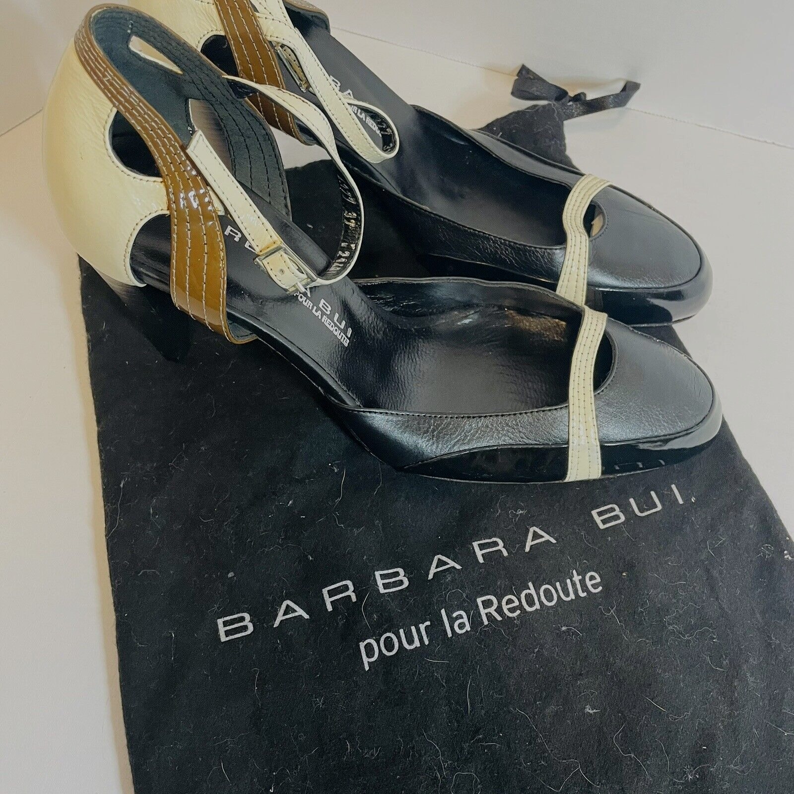 Barbara Bui Vintage high heels tri color patent leather size 6