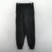 Victorias Secret Medium Velour Ribbed Tapered Lounge Pants Streetwear Black New