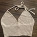 Rehab halter knit crop top, size S .Like new.