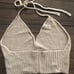 Rehab halter knit crop top, size S .Like new.