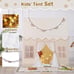 Play Tent for Kids Indoor: with Mat, Star Lights, Banners