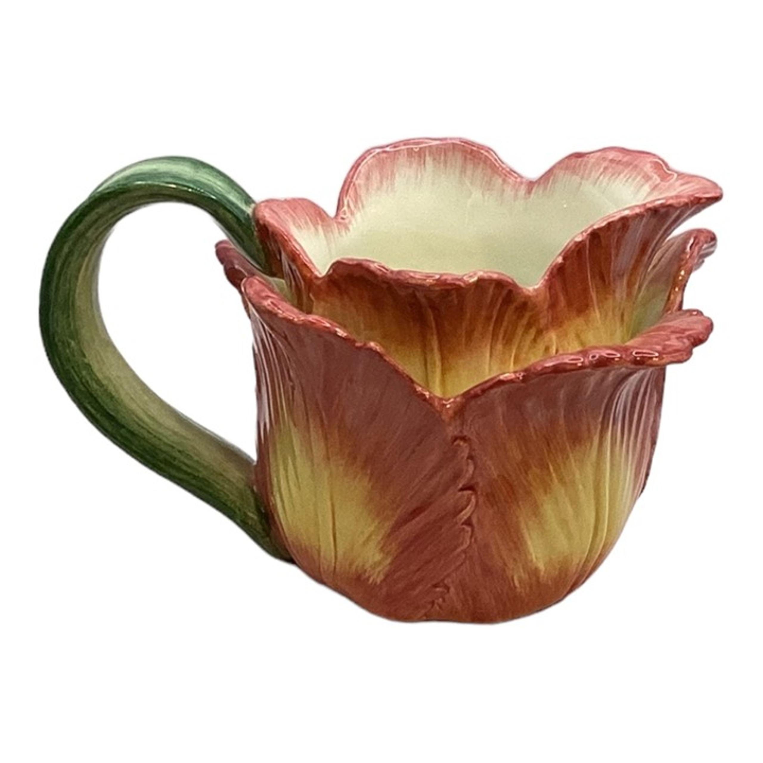 Fitz & Floyd Easter Spring Tulip Petal Creamer