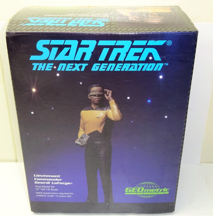 Geordi LaForge Vinyl Model Kit Star Trek: The Next Generation 12 Tall Sealed