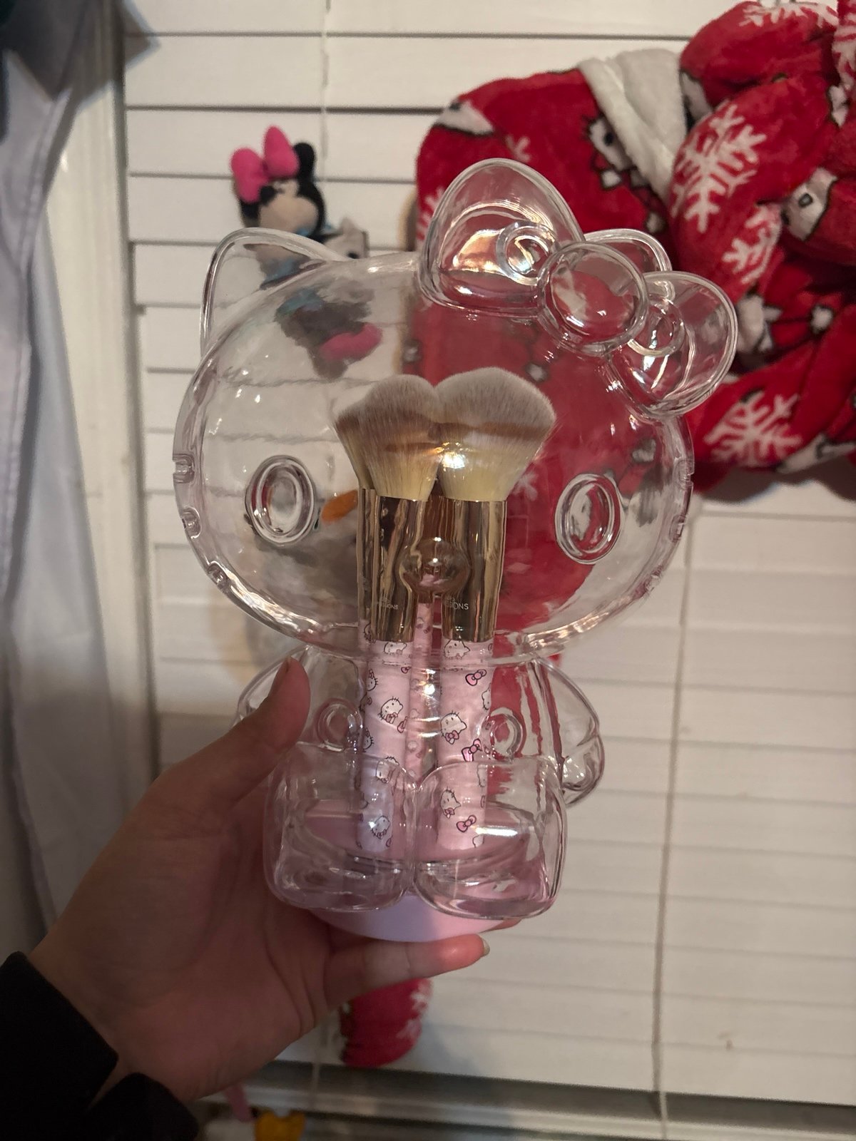 hello kitty make up brush set