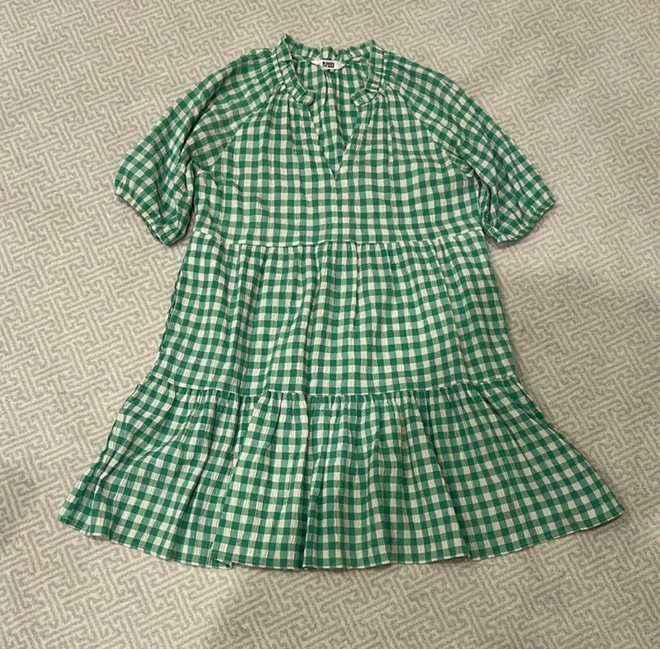 Green Gingham Dress