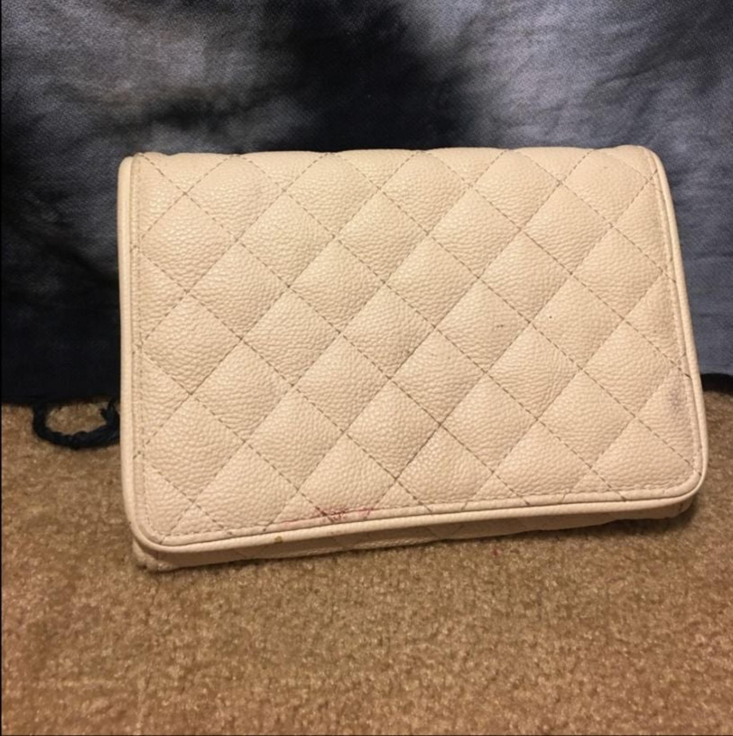 Cream Forever 21 Clutch