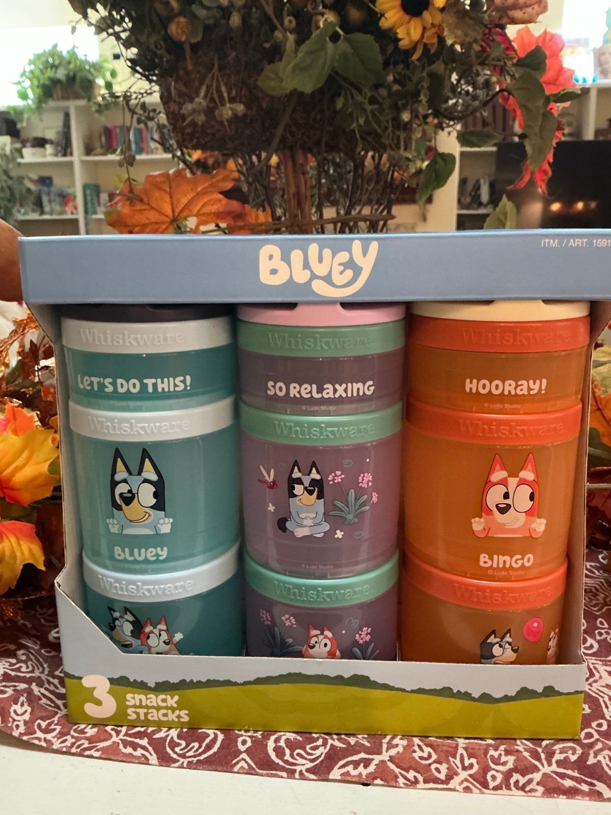 Bluey Whiskware 3 Snack Stacks