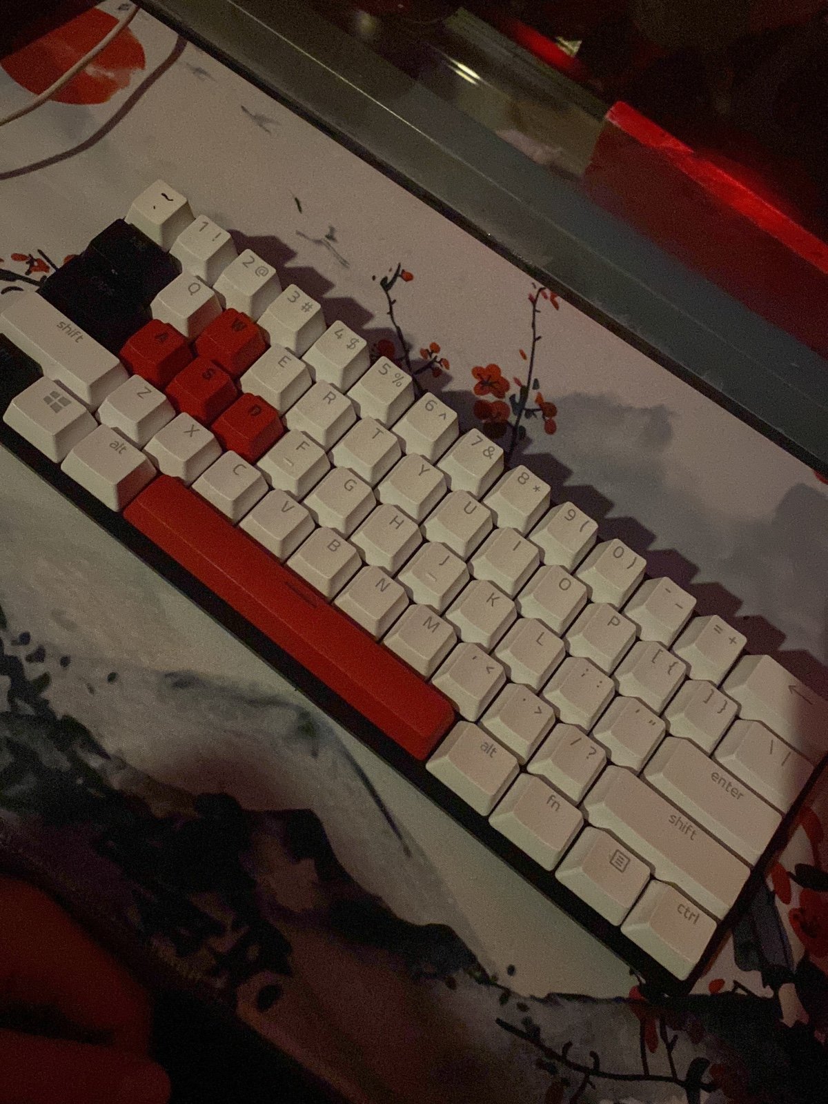 Razer huntsman mini 60% modded