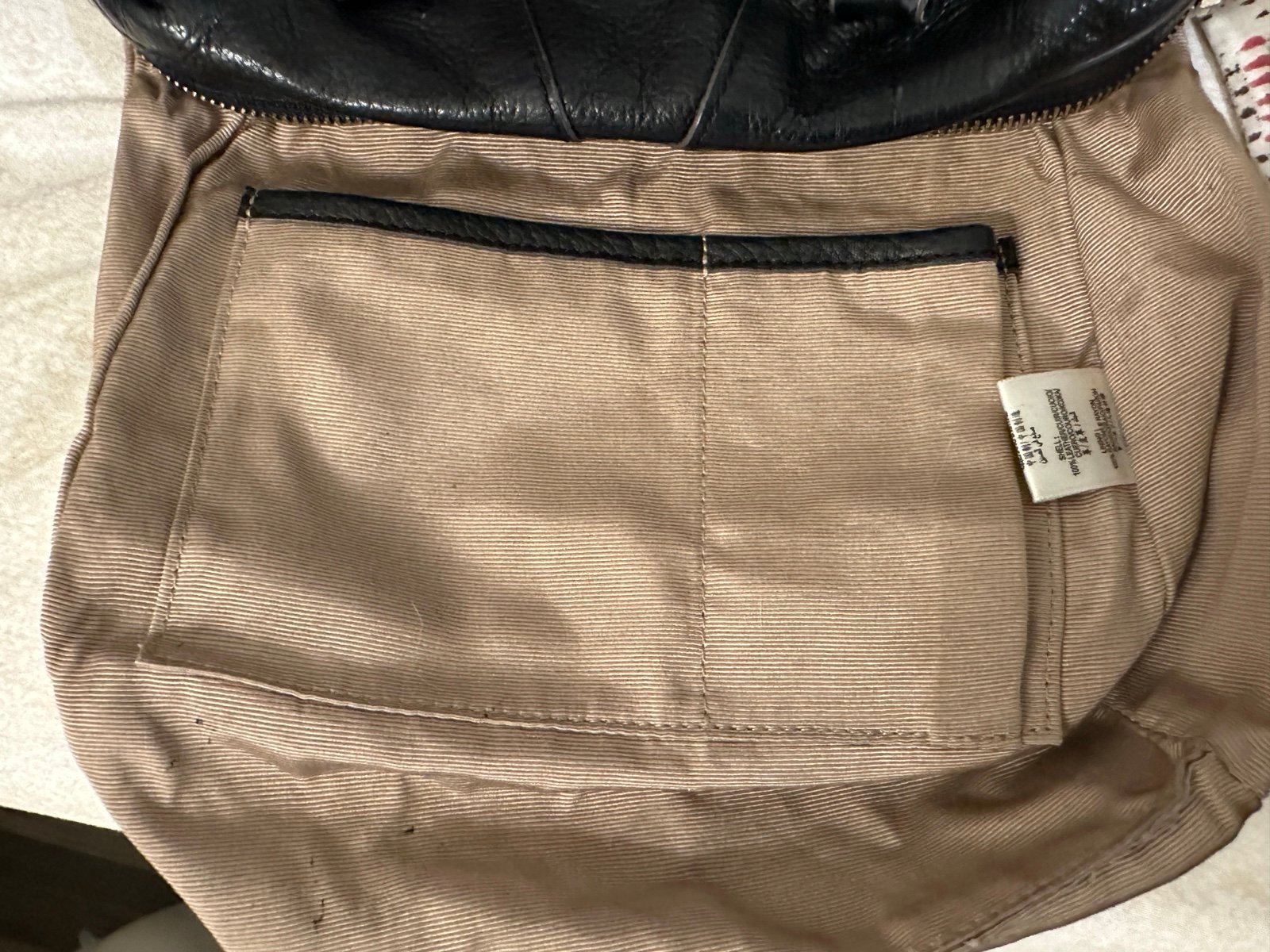 leather handbag
