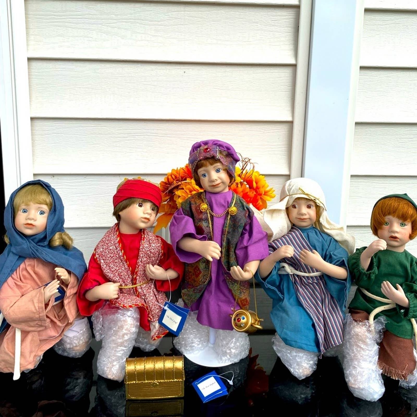 Ashton Drake “The Holy Family” porcelain Dolls 1993 Preowned