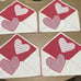 Entire 4pc. SET - Pottery Barn Kids - Valentines Canvas Placemats