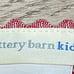 Entire 4pc. SET - Pottery Barn Kids - Valentines Canvas Placemats