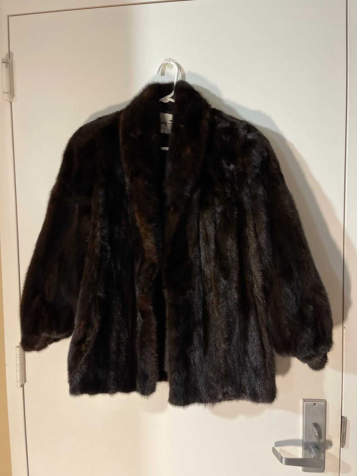Real fur coat