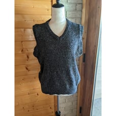 Vintage Mcgregor wool vest - black - size Large