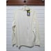 Roundtree & Yorke Men's Cream Solid Mock Neck Long-Sleeve Shirt Size M NWT