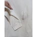 Roundtree & Yorke Men's Cream Solid Mock Neck Long-Sleeve Shirt Size M NWT