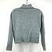 Bimba Y Lola Sweater Women's XS Blue Speckled Wool Blend Cropped Boxy Italy
