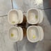 Original Vintage Set Of 4 HONOLULU RESTAURANT Tiki Mug WESTBORO MA NORWOOD MA